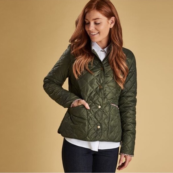 barbour deveron quilted jacket